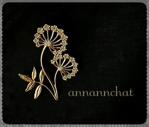 【アメリカ製　ビンテージ　タンポポ (真鍮　50mm）願い　の　ピンブローチ】誕生日　記念日 5枚目の画像