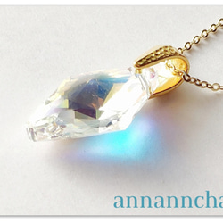 swarovski 大粒 ダイヤ（トランプ）27mm クリスタルオパール の