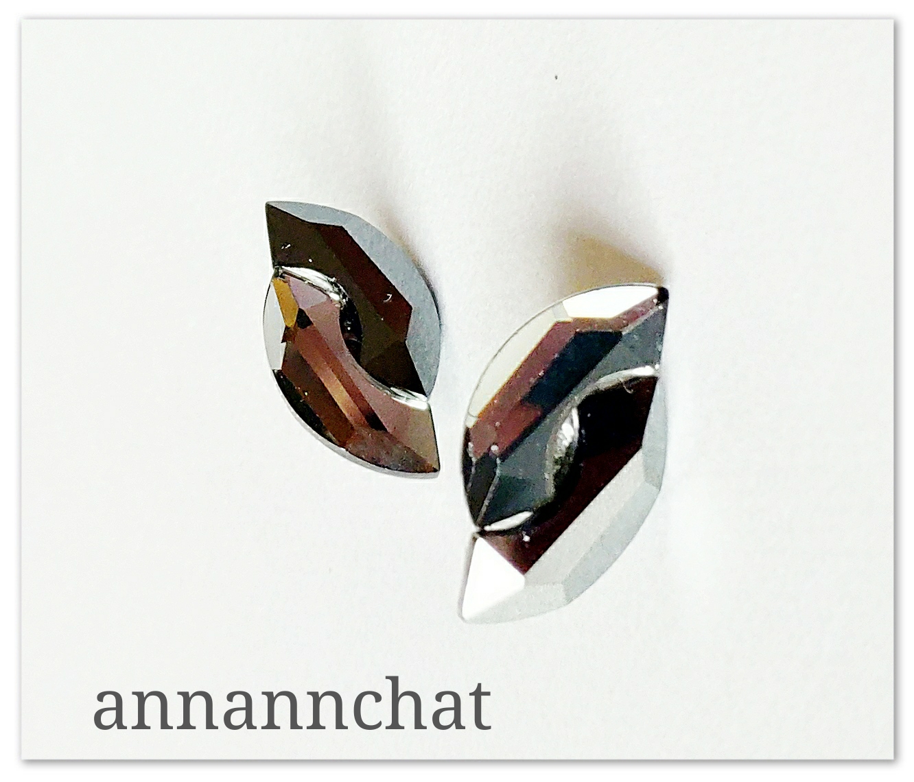 希少★SWAROVSKI 大粒 両耳ピアス ヴィータジェットヘマタイト ブラック 希少☆SWAROVSKI 大粒 両耳ピアス ヴィータジェットヘマタイト