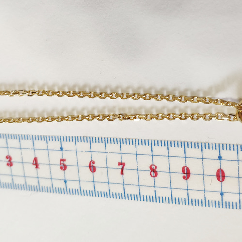 スワロフスキー2色クリスタル系 ゴールドチェーン スライダー調節