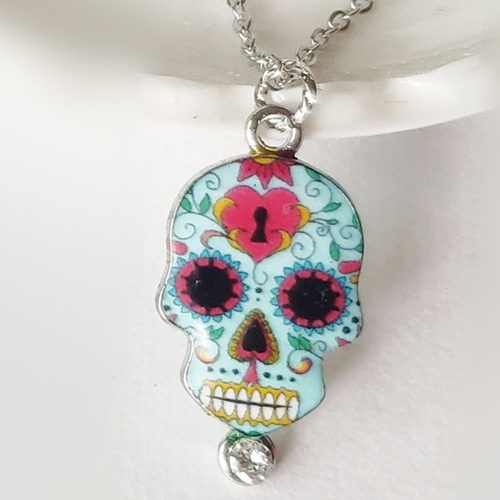 メキシコ　カラベラ　ドクロ　死者の日　焼物　ハンドペイント　置物　花柄　大きい 楽天市場】カラベラ 置物 DOD-BANDITO 骸骨 死者の日 day of the