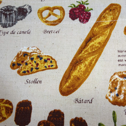 【受注制作】　美味しいパンの巾着お弁当袋 7枚目の画像
