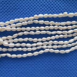 淡水真珠１連 素材販売　５本セット 2枚目の画像