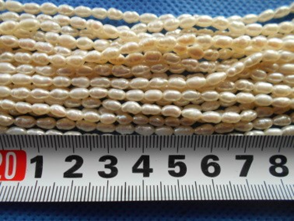 淡水真珠 １連素材販売　５～７ミリ 3枚目の画像