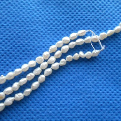 淡水真珠１連素材販売　丸タイプ 4枚目の画像