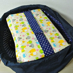 ホッチャン様専用♪】インコちゃんのおでかけキャリーバッグ♪（SANKOウィズキャリー*M用）ケージ移動用バッグ 2枚目の画像