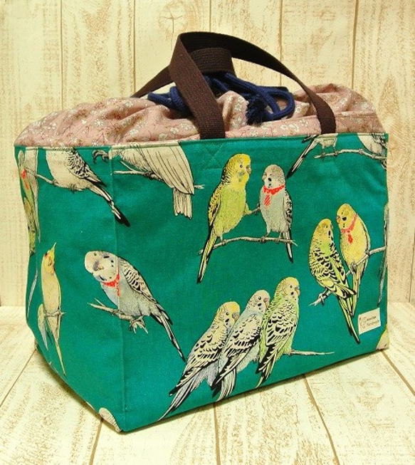 攜帶小鳥的袋子M Sekisei parakeettes *判處鳥類* Okame等（門診袋，手機等） 第2張的照片