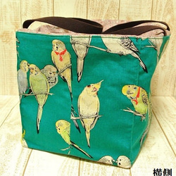 攜帶小鳥的袋子M Sekisei parakeettes *判處鳥類* Okame等（門診袋，手機等） 第3張的照片