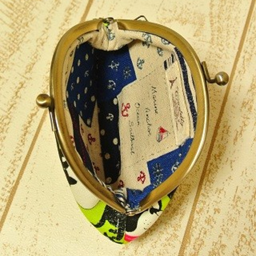 おとぼけフレブルがま口☆ 小銭入れ・犬・フレンチブルドッグ・お財布