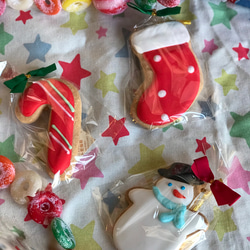 クリスマス限定☆ソックスアイシングクッキー 2枚目の画像