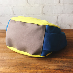 帆布のkororinトート　ライムグリーンMIX 3枚目の画像