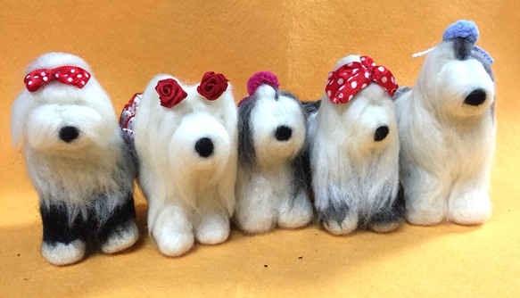 オールドイングリッシュシープドッグ オーダーメイド 羊毛フェルト