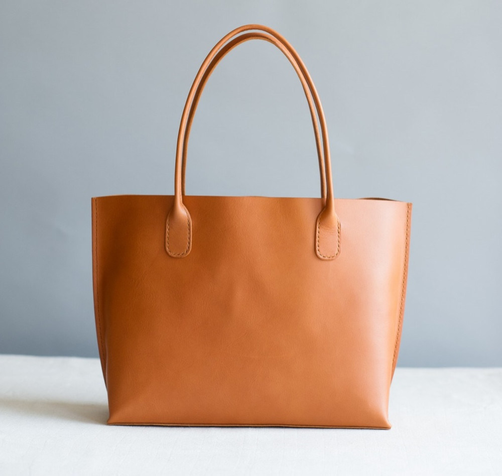 HIRAMEKI.モリスシリーズ レザートートバッグ キャメル 久しく 