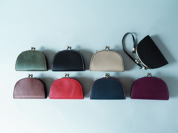 内マチがま口の小銭入れ 1枚目の画像