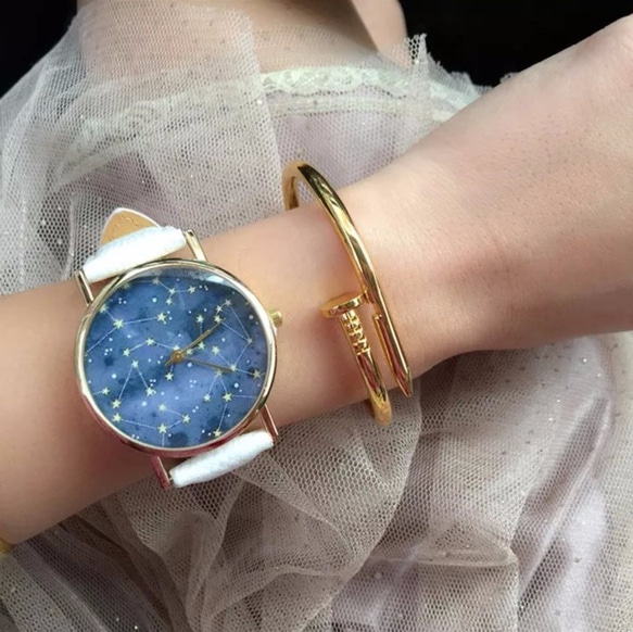新作 星座 夜空モチーフ 腕時計 レディース メンズ 腕時計 たけたけ