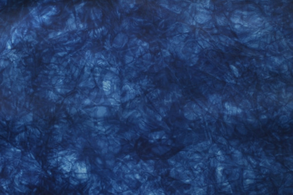 藍染革[migaki] 靴べら付キーホルダー【海光】 3枚目の画像