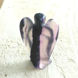 フローライト天使◆クリア×紫 3枚目の画像
