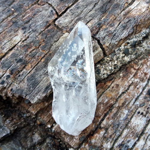 ブラジル産 水晶板 ブラジル産水晶☆ダブルポイント☆1本 天然石 Welina 通販 16658512