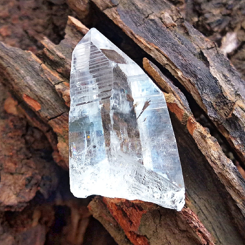 条線スーパークリア◇コロンビア産レムリアン31mm 天然石 HAYSTONE