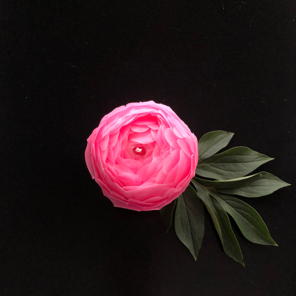 芍薬キャンドル　ピンク 2枚目の画像