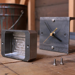 ずっしり（S）さび鉄の置時計【ストリアルS】受注生産 7枚目の画像