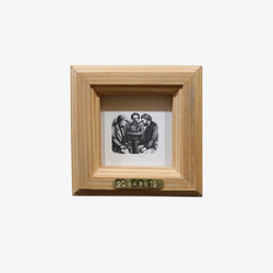 L版正方形CL｜玄関ドア~石膏ボードの壁｜国産杉のくっつく額縁 3枚目の画像