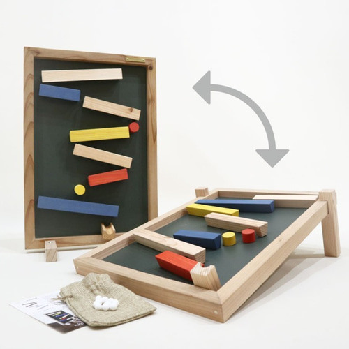 1台でながく遊べる知育玩具｜マグネットxビー玉転がし｜ボードセット