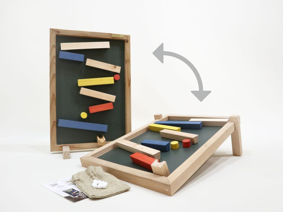 1台でながく遊べる知育玩具｜マグネットxビー玉転がし｜ボードセット