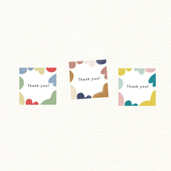 《シール》thank you "Color drop" 1枚目の画像