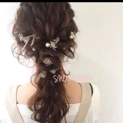 Jewelry Snow ヘッドドレス+リボンセット Jewelry Snow ヘッドドレス+リボンセット