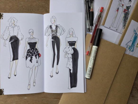 Fashion Design sketchbook 第4張的照片