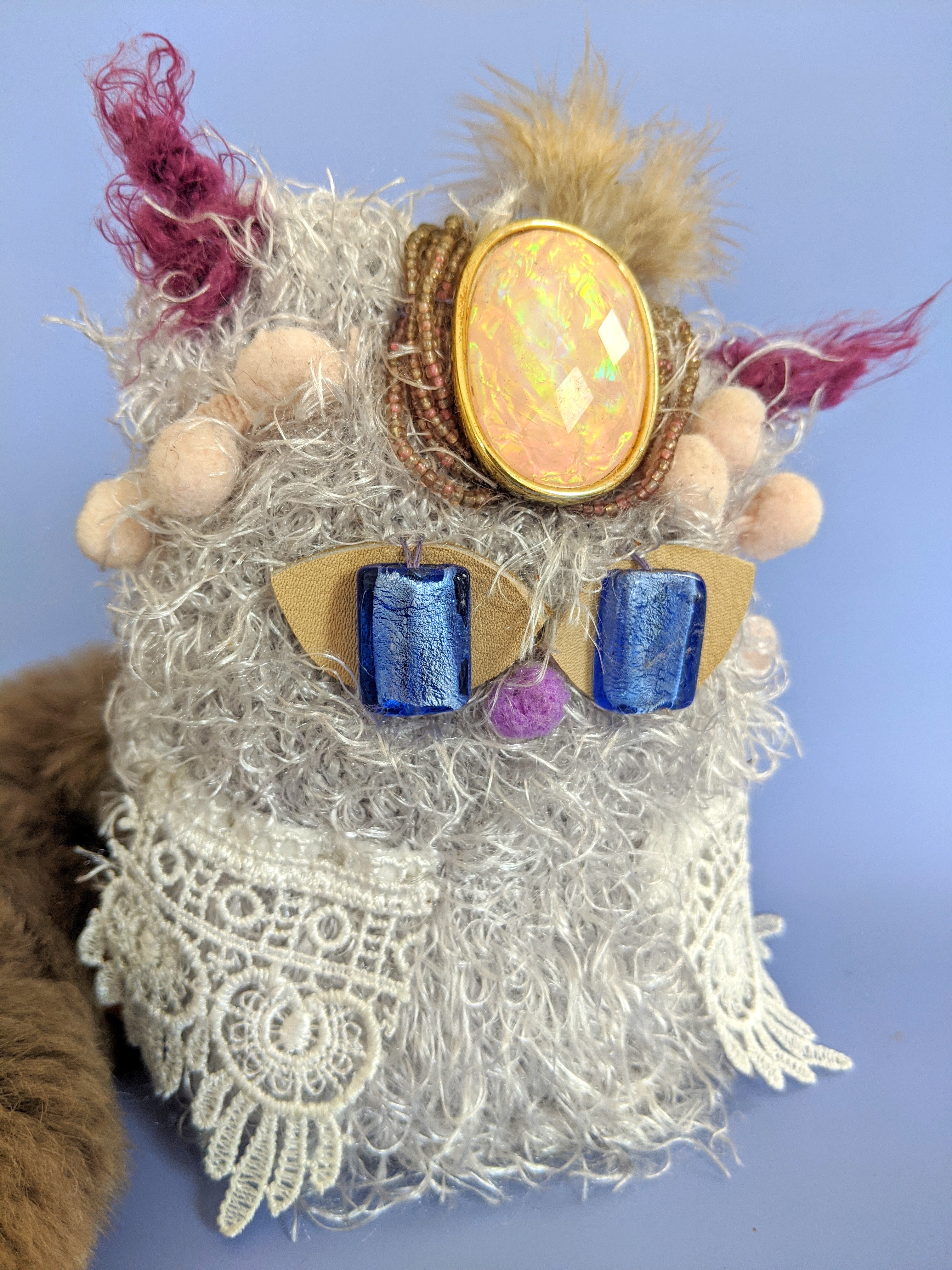 Creema限定　大人のためのぬいぐるみ☆　オーロラを携えた姫　ハロウィンパーティーの隠れキャラ　セラピーモチーフ