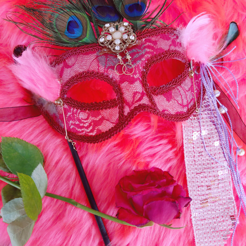 Creema限定 仮面舞踏会 ベネチアン仮面 ハロウィンパーティー ペルソナ