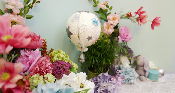 【美好製所】花園系列 盛花/手工熱氣球(中型) 第3張的照片