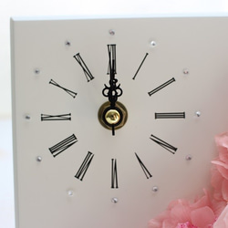 【一点限定】ピンクフラワー時計★春風 3枚目の画像