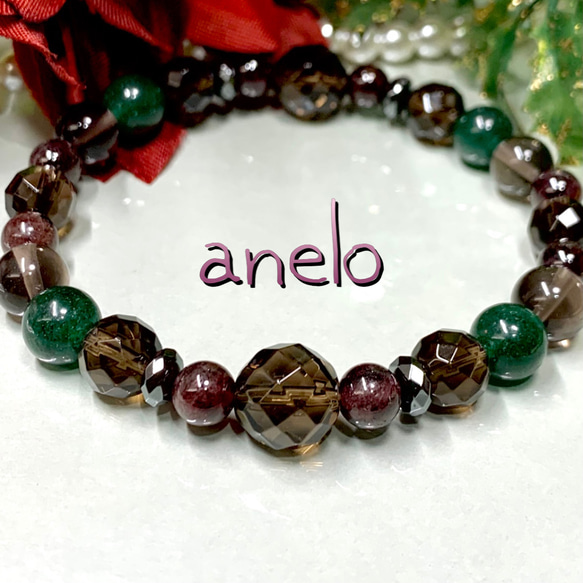 天然石ブレスレット ガーネット、アベンチュリン 【公式通販】