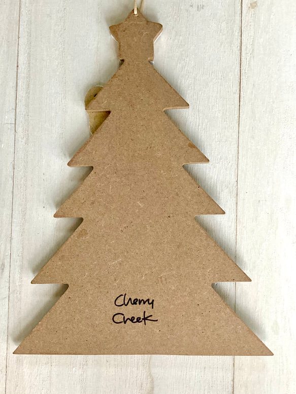 クリスマスツリーボード・ティータイム♫ f 6枚目の画像