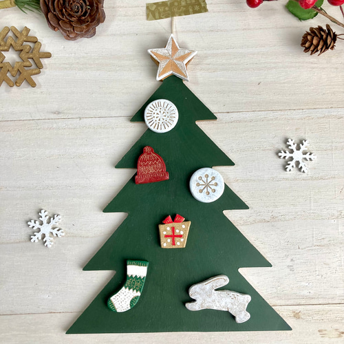 うさぎのクリスマスボード n タペストリー・壁掛け Cherry CreeK 通販  