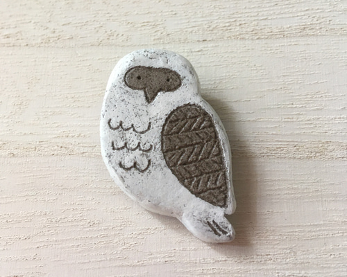 ふくろうのブローチ ブローチ Cherry CreeK 通販｜Creema(クリーマ  