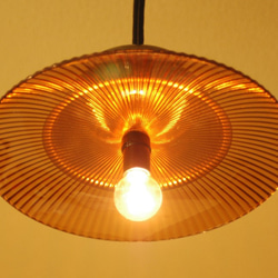 キラキラ光る　プラ皿とボウルのレトロ照明 2枚目の画像