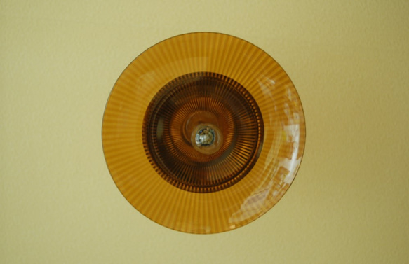 キラキラ光る　プラ皿とボウルのレトロ照明 6枚目の画像