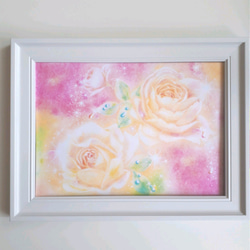 きらめき」原画 ヒーリングアート パステル画 ゆめかわいい 絵画