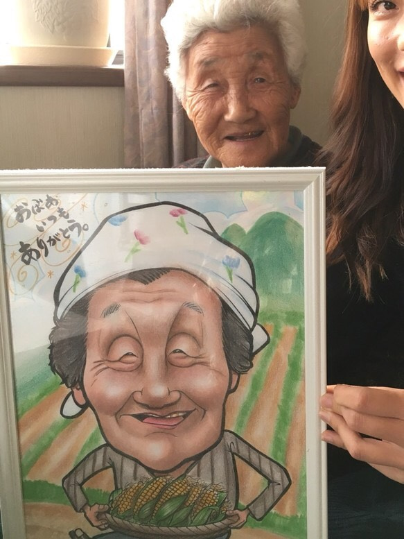 heirouページ　似顔絵 似顔絵】肖像画リアル / 1人用 / ハガキサイズ その他アート