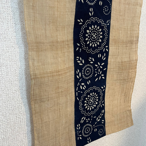 オーガニックの麻布と藍染のテーブルランナー】 その他