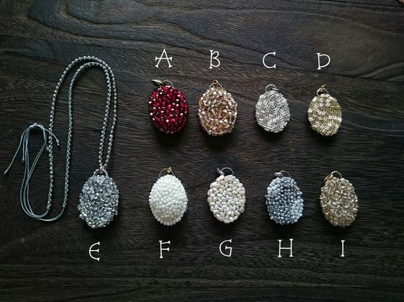 再販×6【受注制作】お肌に優しいアジアンコード　アクセサリー　ビーズ刺繍ネックレストップ用コード 2枚目の画像