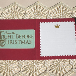 『Creema限定』【ラスト再販】クリスマスカードセット〘赤〙 3枚目の画像