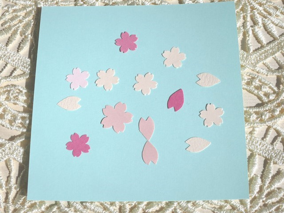 桜と猫のおめでとうカードセット 7枚目の画像