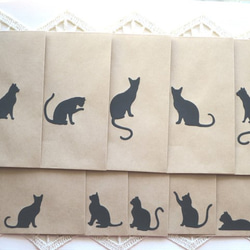 【再販】猫好きさんのポチ袋４【5枚】 2枚目の画像