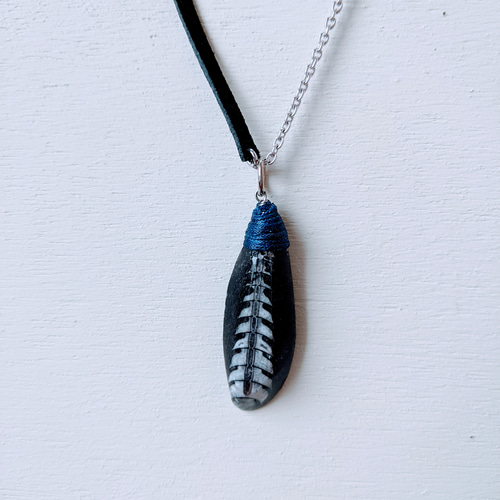 地球4億年の記憶❂オルトケラス(直角貝の化石)のNecklace✨ ネックレス