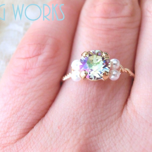 スワロフスキー ペアリング SWAROVSKI 結婚指輪 MUZE JEWELRY